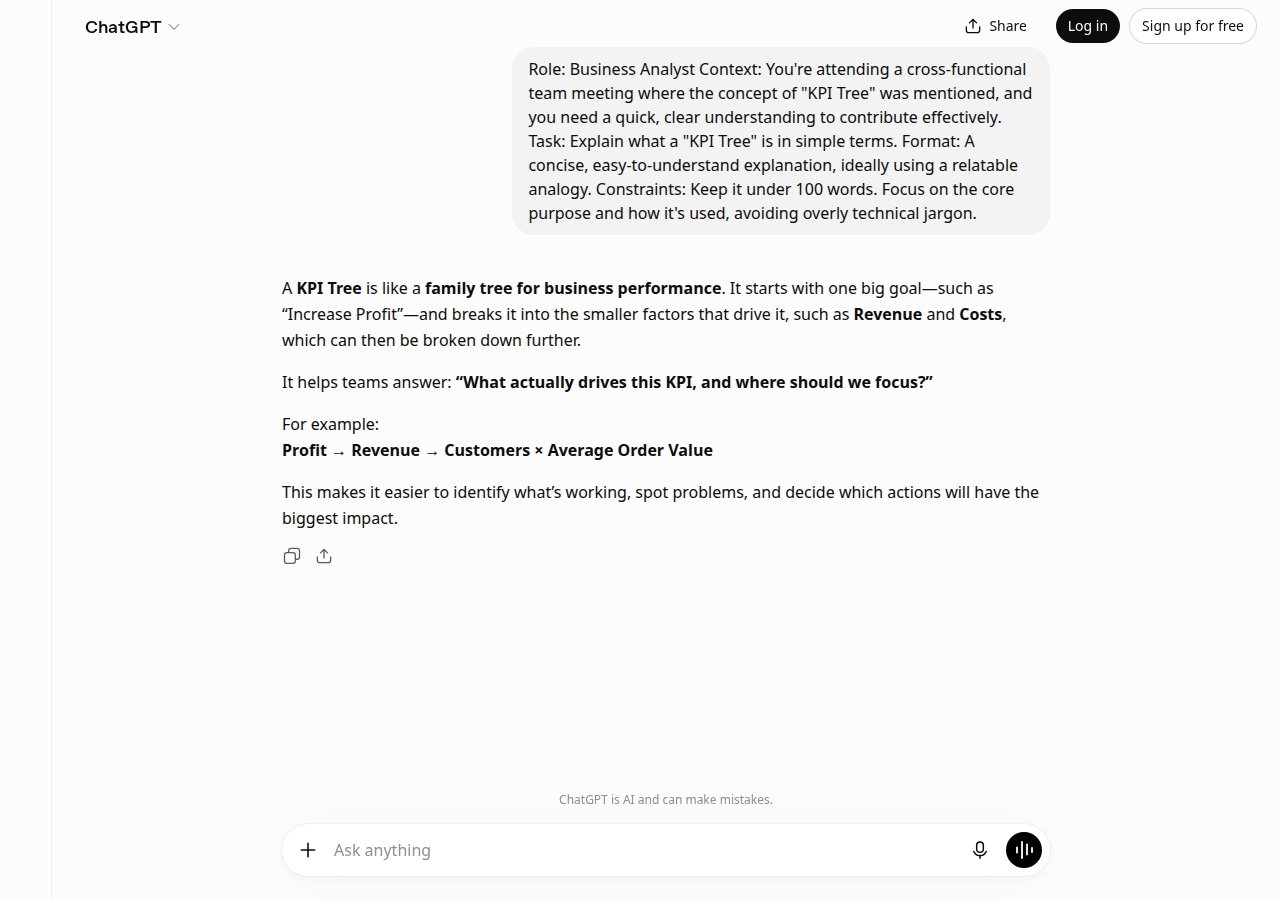 Real chatbot response for lab 4
